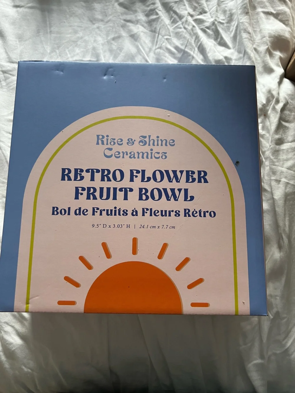 Rise & Shine Ceramics Retro Flower Fruit Bowl